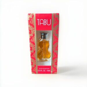 TABU Eau de Cologne 0.5 fl oz (15 mL) Violin-Shaped Mini Dana Classic NEW